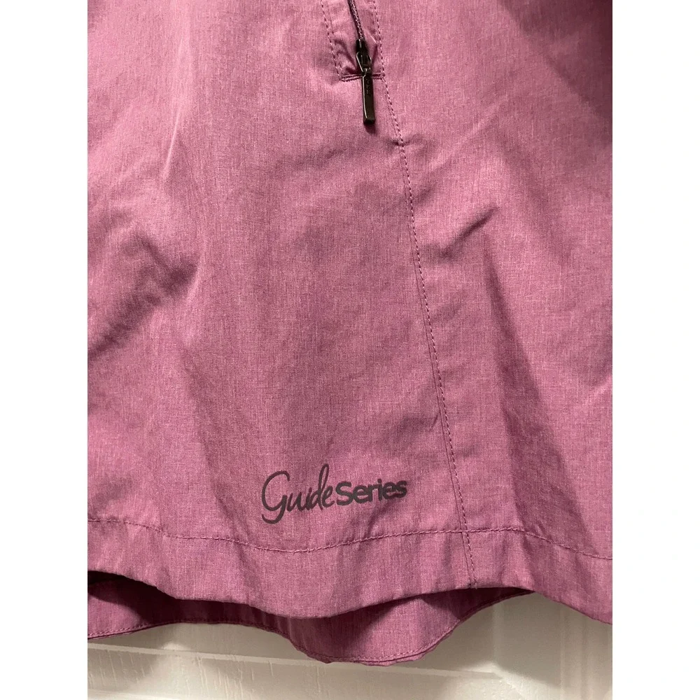 Gander Mountain Guide Series Lightweight Outdoor Travel Rain Jacket, Pink, Sz LG